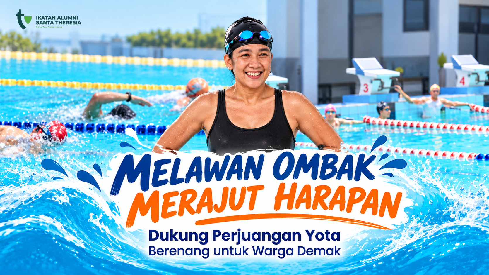 🏊‍♀️🌊 MELAWAN OMBAK, MERAJUT HARAPAN Dukung Perjuangan Yota Berenang untuk Warga Demak
